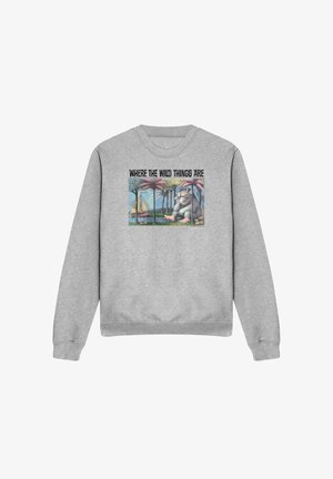 Cotton Soul, WHERE THE WILD THINGS ARE/COVER ART - Sweatshirt - mottled light grey