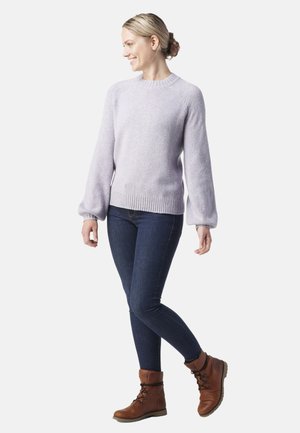 COZY LODGE BELL SLEEVE - Jumper - purple eclipse heather