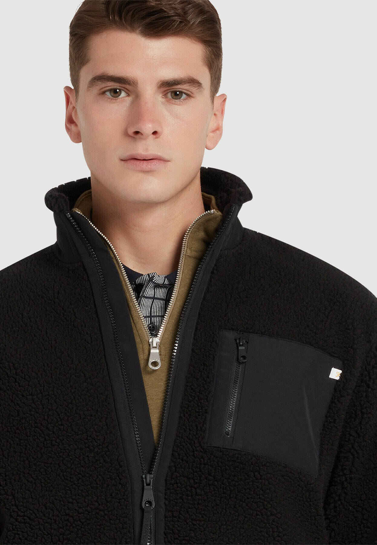 Farah BRADLEY FULL ZIP - Fleece jacket - black - Zalando
