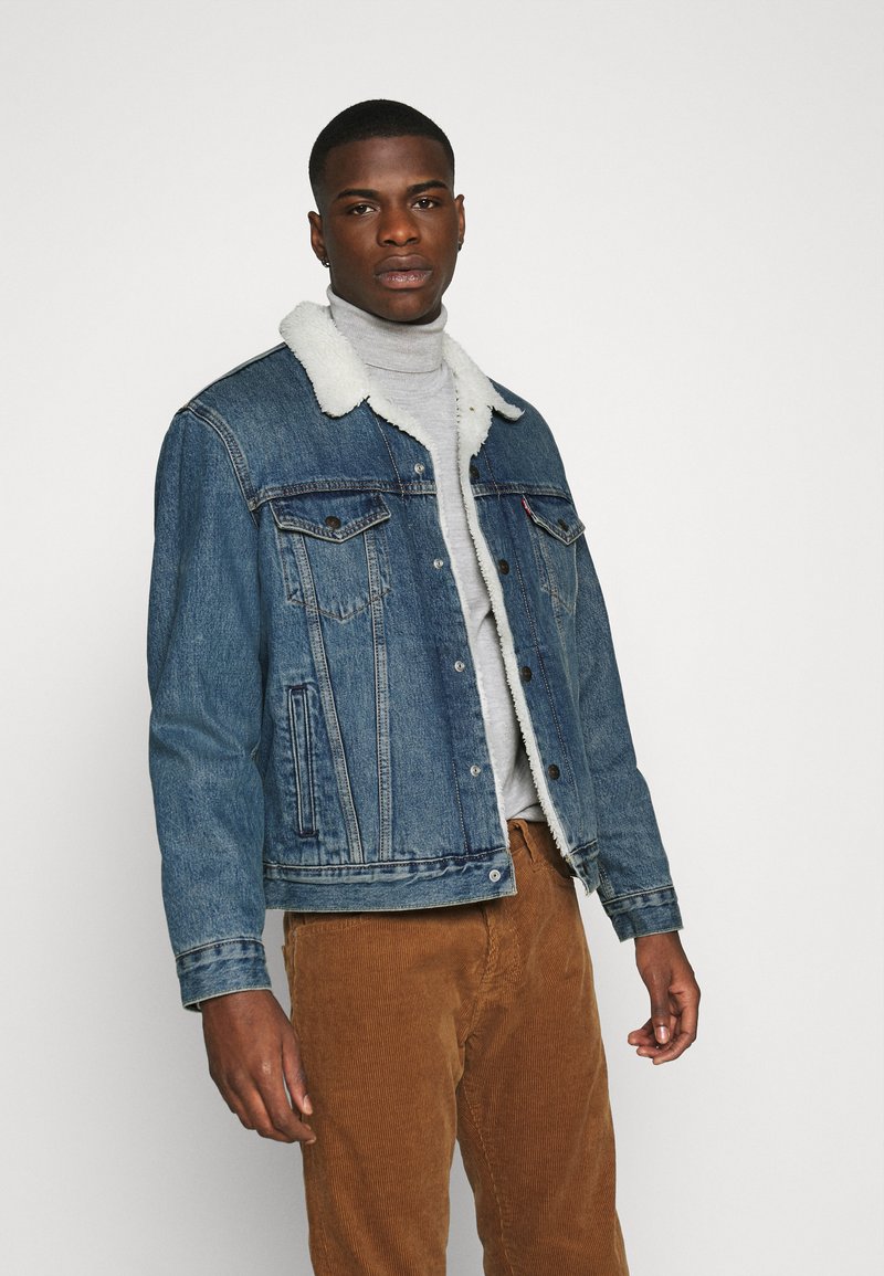 Levi's® - TYPE 3 SHERPA TRUCKER - Jeansjakke - fable sherpa trucker, Forstørre