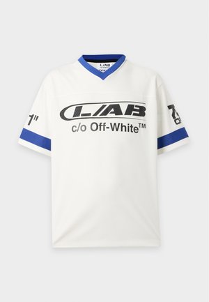 L/AB c/o Off-White, OFF ACTIVE SOCCER - Тениска с щампа - white
