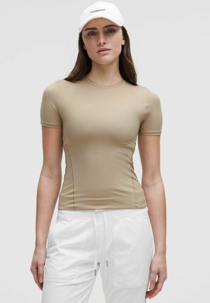 NULU HIP-LENGTH CREWNECK SHORT SLEEVE - Basic póló - sheer oak