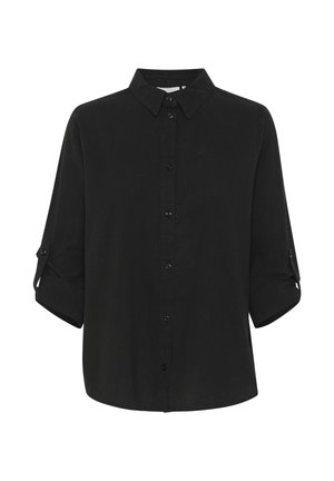 Kaffe Blúzka so zapínaním na gombíky - black deep