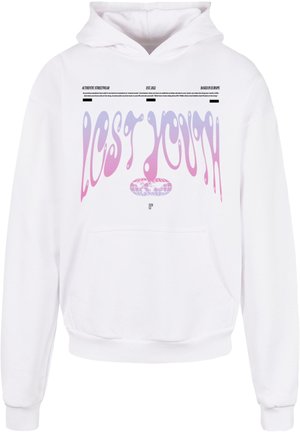 HEAVY HOODIE AUTHENTIC UNISEX - Felpa con cappuccio - white
