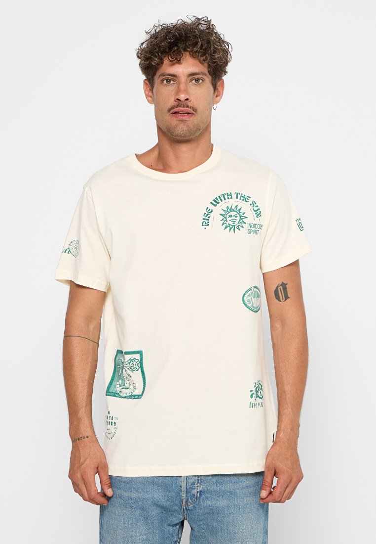 INDICODE JEANS T-shirt print wit
