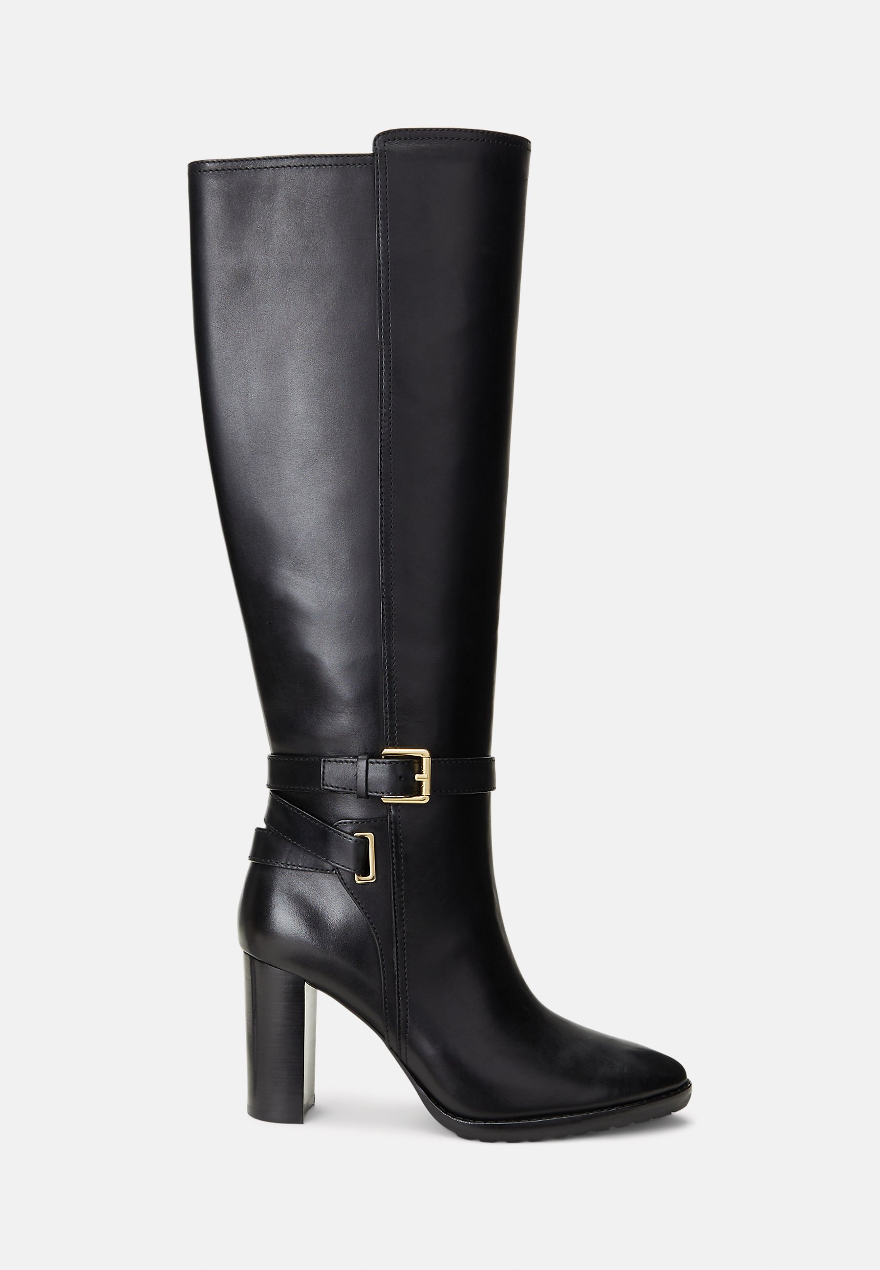 Lauren Ralph Lauren MANCHESTER BURNISHED LEATHER TALL BOOT - High heeled boots - black - Zalando Lauren Ralph Lauren MANCHESTER BURNISHED LEATHER TALL BOOT - High heeled boots - black - Zalando