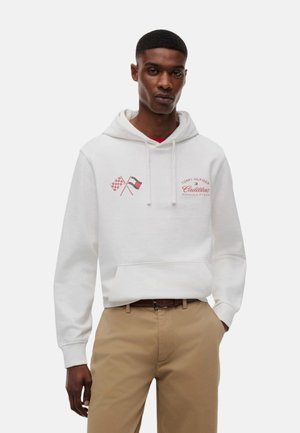 Tommy Hilfiger, TH X CF1 VARSITY GRAPHIC HOODIE - Hættetrøje - white