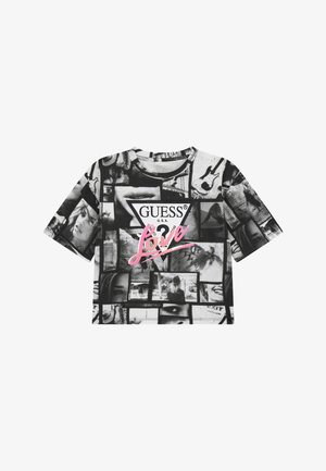 ALLOVER - Majica kratkih rukava s printom - mehrfarbig schwarz