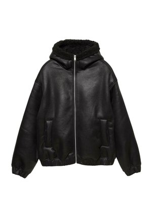 Kunstlederjacke - black