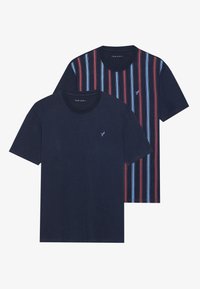 2 PACK - Μπλουζάκι με στάμπα - sky captain/port royale/vintage indigo