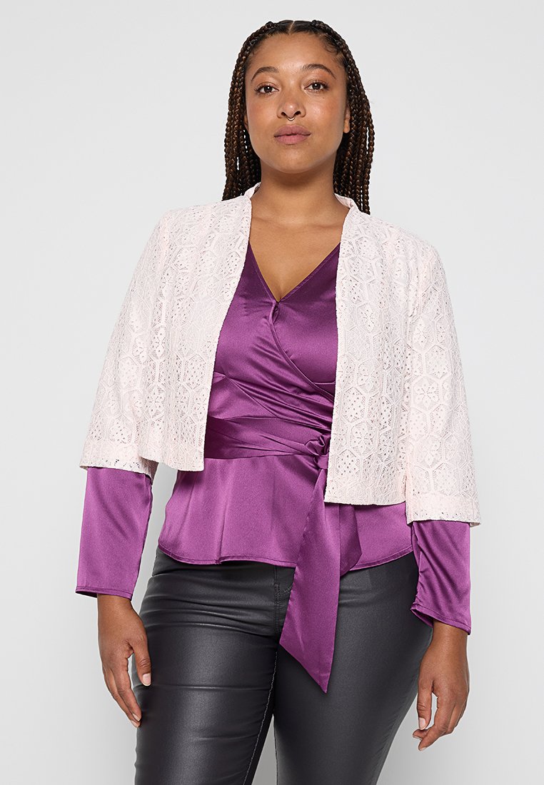 comma Lichte jas roze comma Lichte jas roze