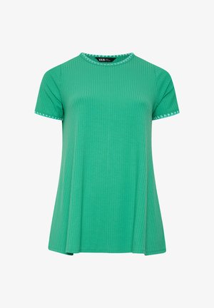 Yours Clothing, WOMEN'S CASUAL TOPS - T-shirt con stampa - green