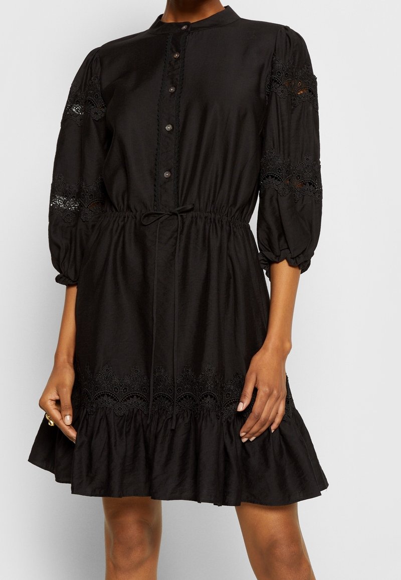 Rebecca Minkoff Shirt dress - black - (Pre-owned) - Zalando.ie
