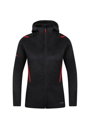 CHALLENGE - Veste de survêtement - schwarz meliert rot