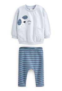 Next COSY PIECE SET STANDARD - Legíny - kalhoty  - pale blue dog