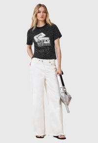 AllSaints REEL ELLE TEE - Printtipaita - black