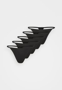 5 PACK - Tanga - black