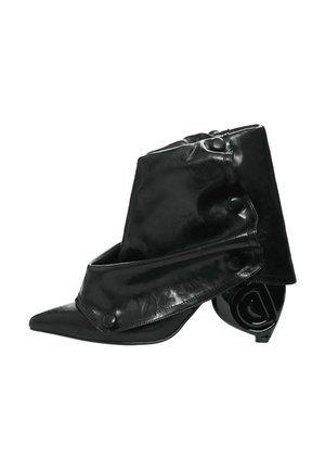 FOLD-OVER  - Cowboy- / bikerstøvlette - dark grey