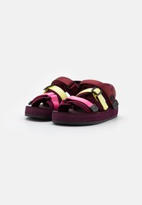 Scotch & Soda LYDIA - Platform sandals - bordo/multi-coloured