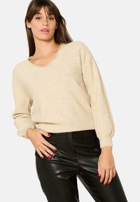 LolaLiza WITH SEQUINS - Pulover - lt beige