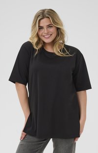 Kaffe Curve JENNA  - Basic T-shirt - black deep
