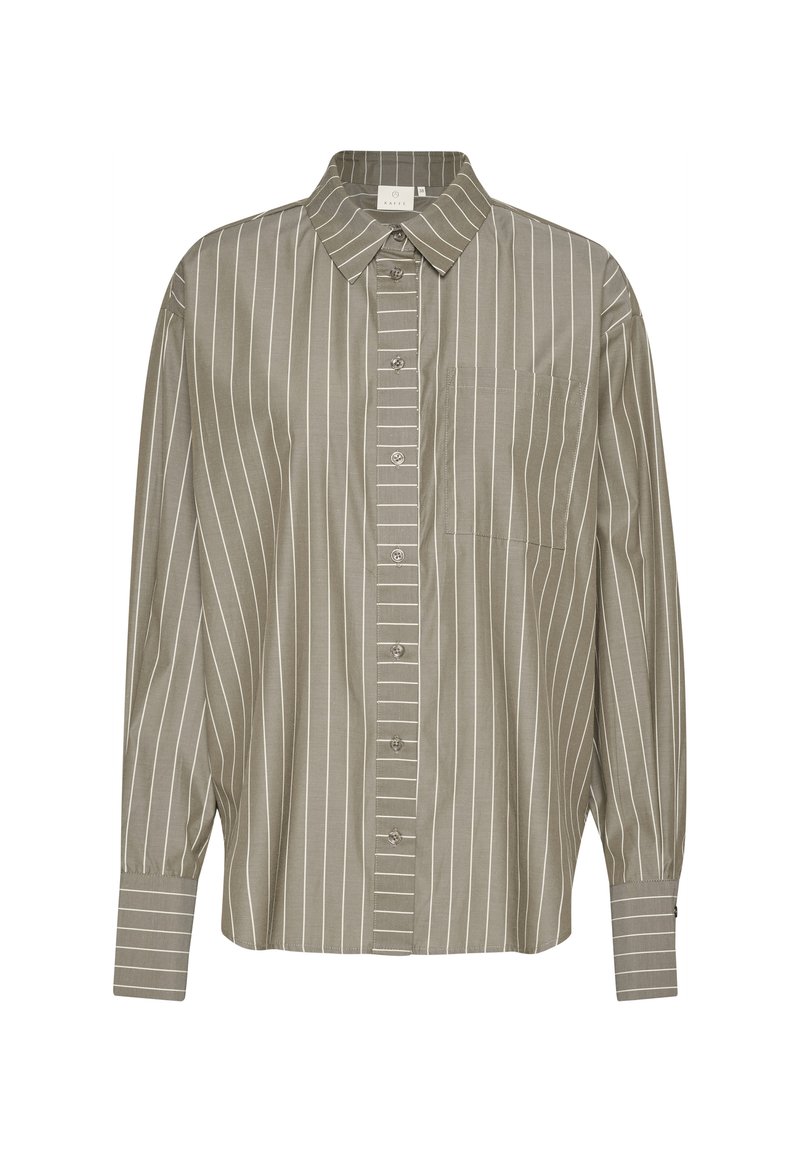 Kaffe Overhemdblouse gemêleerd bruin Kaffe Overhemdblouse gemêleerd bruin