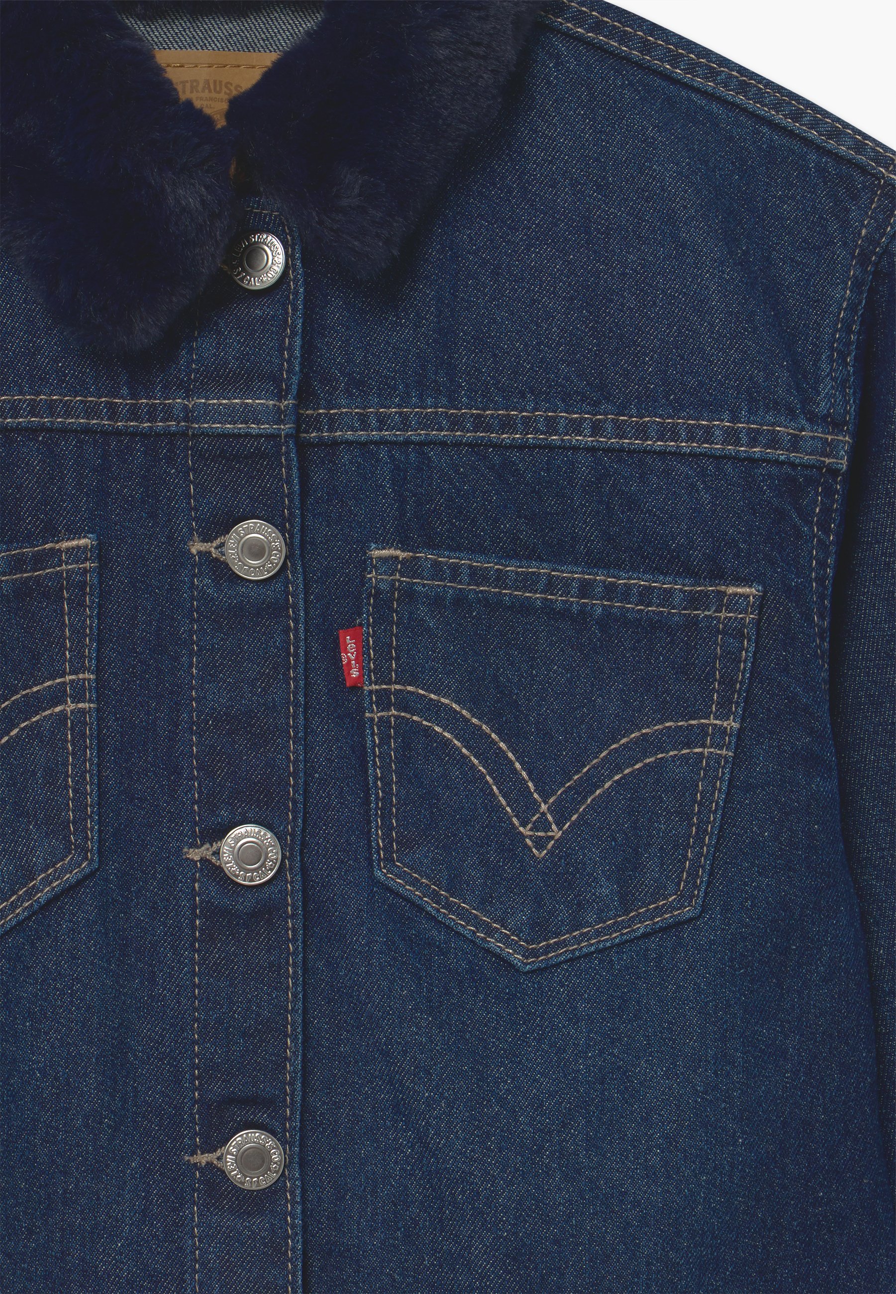 veste en jean levis oversize