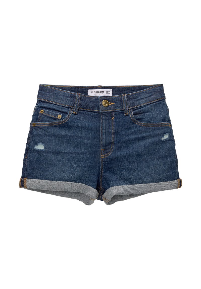 PULL&BEAR Jeansshort blauw
