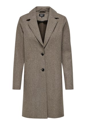 Halflange jas - beige