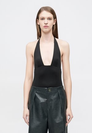 ECHAUFFE HALTER BODYSUIT - Top - black
