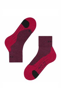 FALKE TK2 WOOL SHORT TREKKING MEDIUM CUSHIONING - Calze sportive - azalea