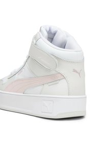 Puma CARINA STREET MID - Visoki športni copati - white frosty pink feather gray