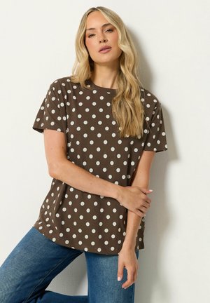 Long Tall Sally, TALL T-SHIRTS - T-shirt imprimé - chocolate