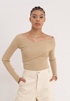 Even&Odd Pullover - mottled beige