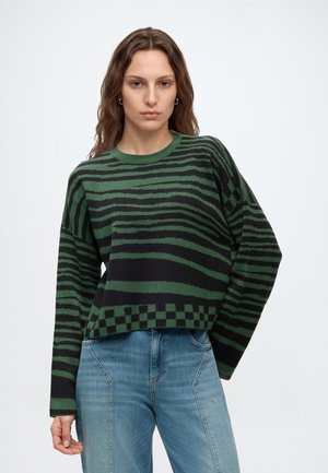 ONLY, ONLCUMA O NECK - Jumper - greener pastures/black