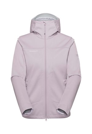 Mammut, ULTIMATE VIII SO HOODED JACKET WOMEN - Softshell jakker - flieder