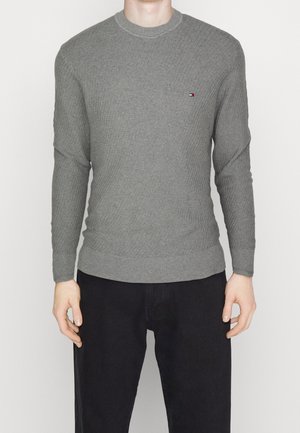 Strickpullover - mottled grey