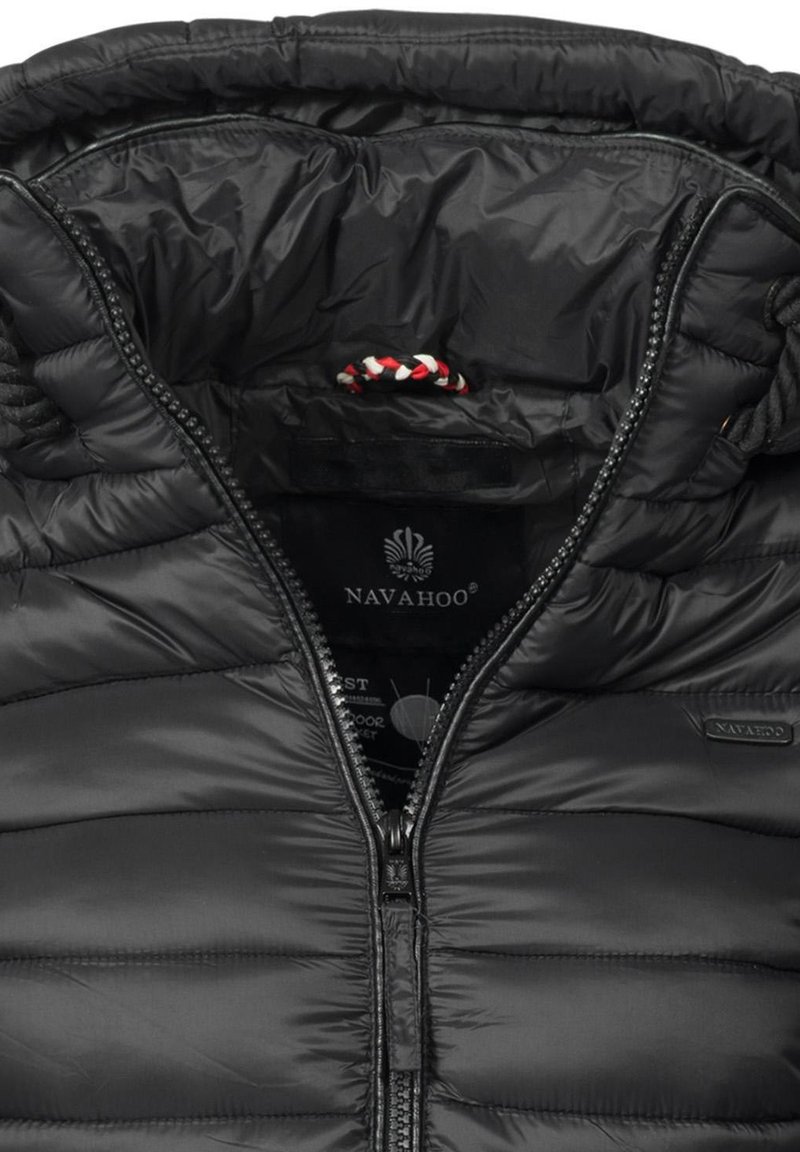 Navahoo Chaqueta De Entretiempo Para Mujer Para Otoño Y Primavera, Chaqueta Larga Con Capucha B998, Negro , S