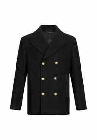 LIU JO WOOL BOUCLÉ PEACOAT - Veste de costume - black