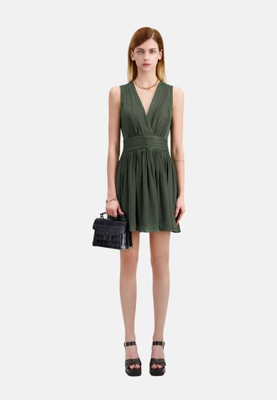 The Kooples Robe de jour - wood kaki