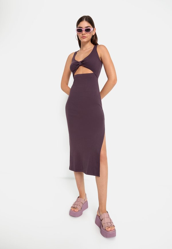 LSCN BY LASCANA -ETUIKLEID - Etuikleid - pflaume