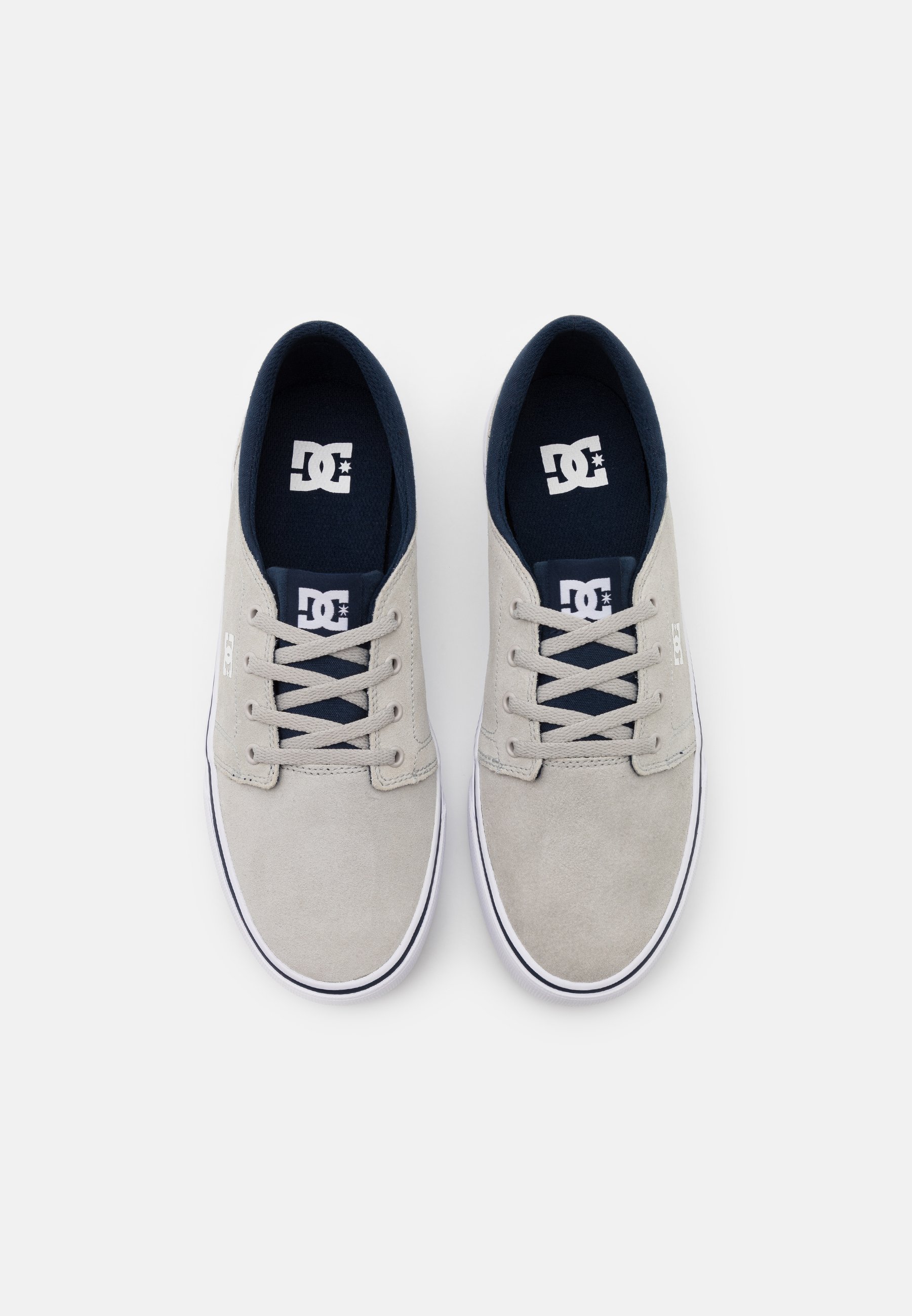 DC Shoes TRASE - Joggesko - grey/white DC Shoes TRASE - Joggesko - grey/white