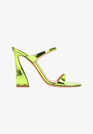 Gianvito Rossi, Mules à talons - green