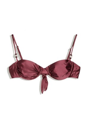 Bershka, BIKINI TOP - Bikini felső - bordeaux
