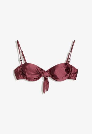 Bershka, BIKINI TOP - Bikini felső - bordeaux