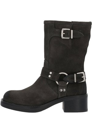LEOPS - Cowboy- / bikerstøvlette - antracite