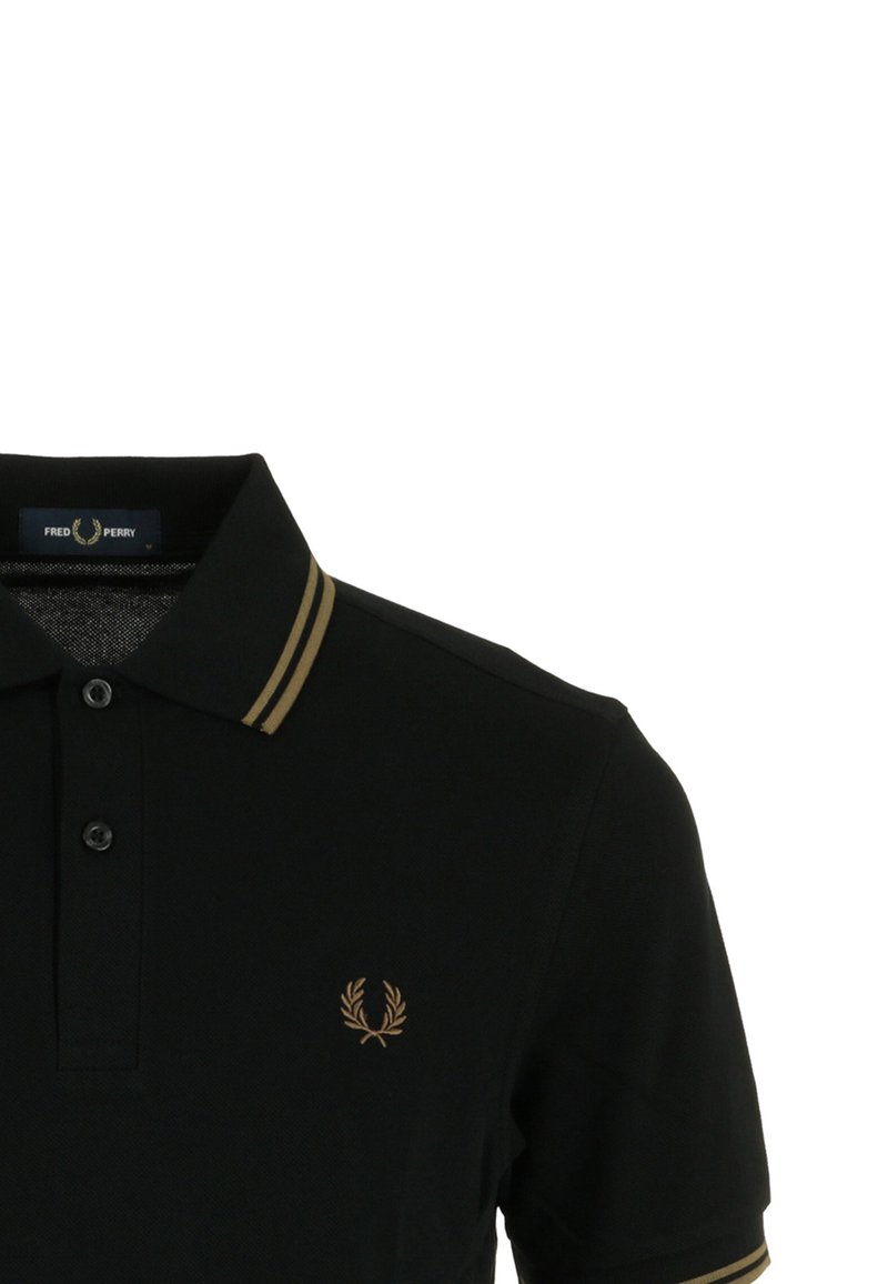 Black And Gold Fred Perry Polo Logo Fred Perry Polo Black And Yellow