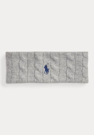 Polo Ralph Lauren CABLE KNIT WOOL CASHMERE HEADBAND - Ørevarmere - soft grey