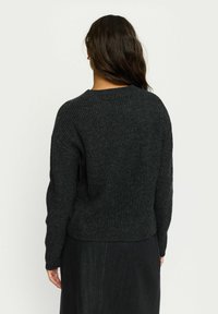 Soft Rebels Trui - charcoal melange