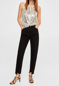 Mango Blouse - silver-coloured